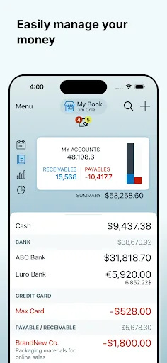 Account Book - Money Manager screenshot 1