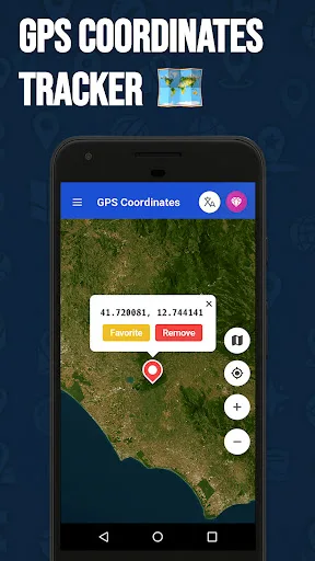 GPS Coordinates Tracker screenshot 1