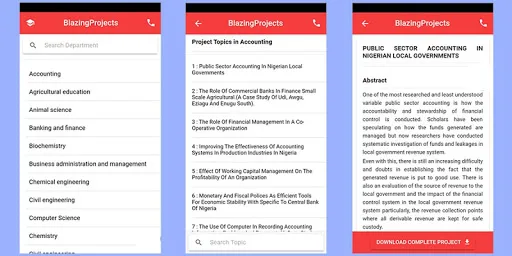 BlazingProjects screenshot 1