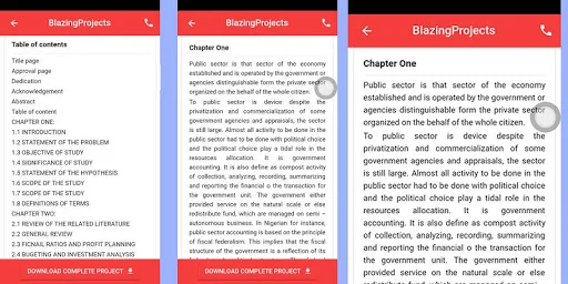 BlazingProjects screenshot 2