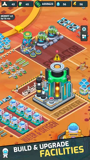 Mars Colony - The Idle Builder screenshot 2