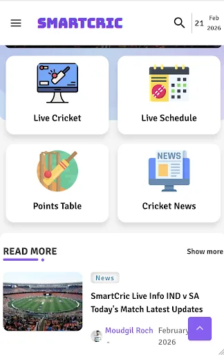 SmartCric Live Cricket HD 2026 screenshot 2