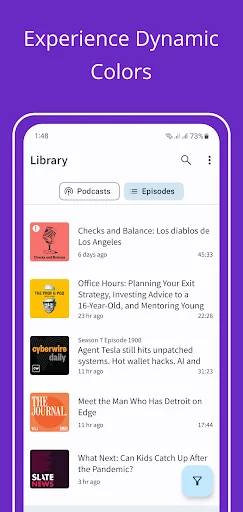 Aurelian Audio Podcast Player screenshot 2