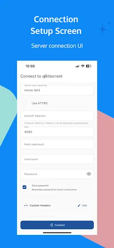 qBitConnect - Torrent Remote screenshot 1
