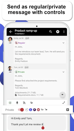 EPRIVO Private Collaboration screenshot 3