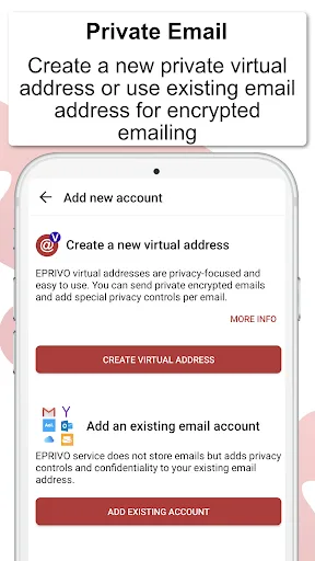EPRIVO Encrypted Email & Chat screenshot 1