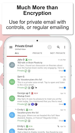 EPRIVO Encrypted Email & Chat screenshot 2