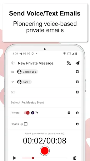 EPRIVO Encrypted Email & Chat screenshot 3