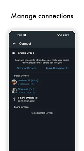 Bluetooth Chat - Group&Private screenshot 4