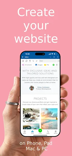 Website Builder - bluetronix screenshot 1