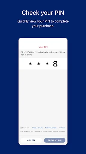 BofA Global Card Access screenshot 2