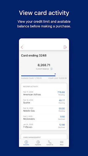 BofA Global Card Access screenshot 3