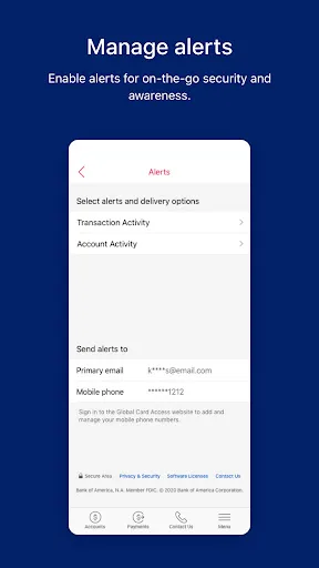 BofA Global Card Access screenshot 4