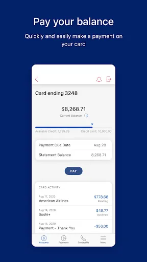 BofA Global Card Access screenshot 5