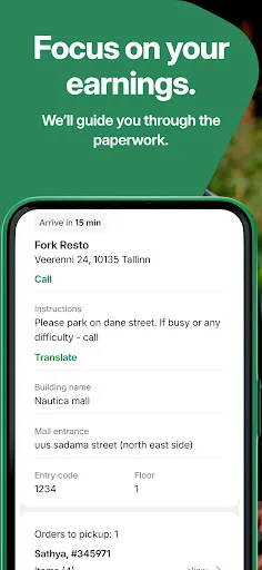 Bolt Food Courier screenshot 5