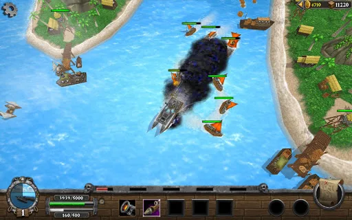 Shooty Seas: Pirate Ship Game screenshot 2