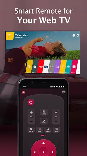 Remote for Smart Web TV screenshot 1