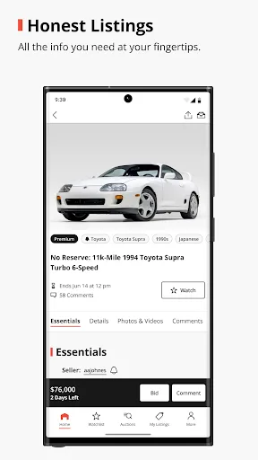 Bring a Trailer Auctions screenshot 2