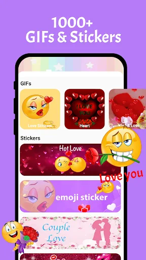 WASticker Love Sticker Gifs screenshot 2