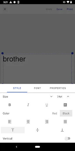 Brother iPrint&Label screenshot 3