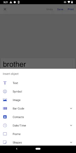 Brother iPrint&Label screenshot 4