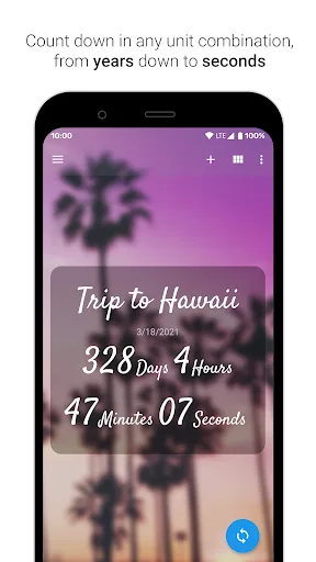 Time Until: Countdowns, Widget screenshot 2