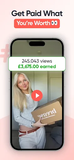 Burst - Get paid for views screenshot 1