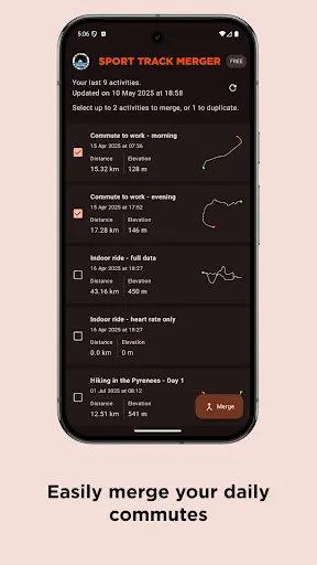 Sport Track Merger screenshot 2