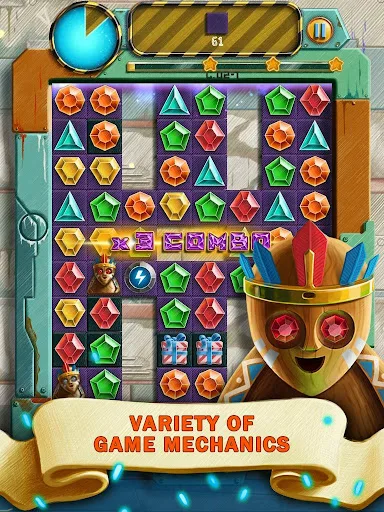 Doodle Jewels Match 3 screenshot 2
