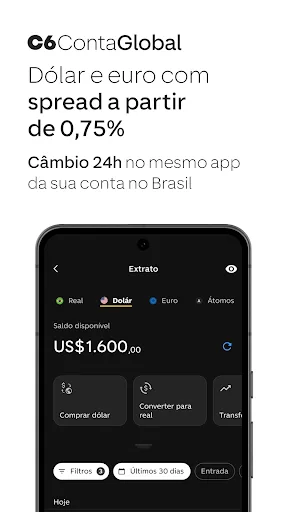 C6 Bank: Cartão, Conta e Mais! screenshot 2