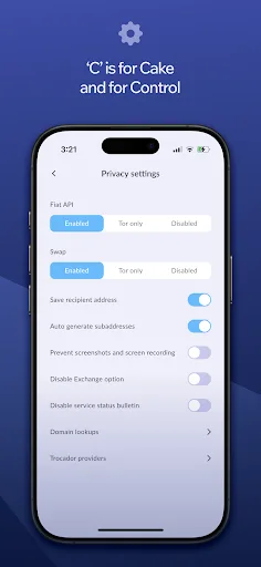 Cake Wallet: Crypto, Made Easy screenshot 2