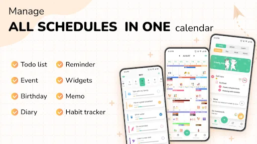 Cute Calendar Schedule Planner screenshot 1