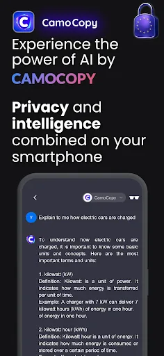 CamoCopy Private AI Assistant screenshot 1