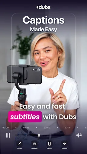 Dubs: Captions for Videos screenshot 1