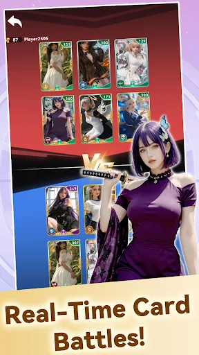 Card Girls: Easy Battle screenshot 1