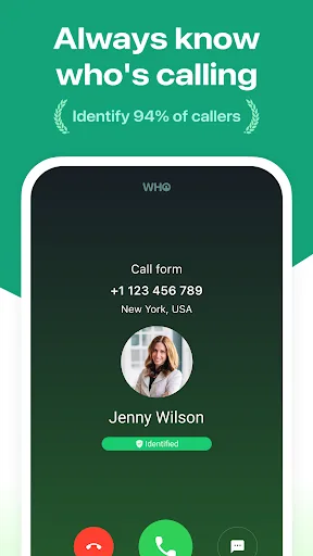 Who - Caller ID, Spam Block screenshot 2