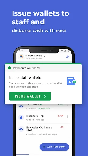 CashBook: UPI Wallet for Staff screenshot 4