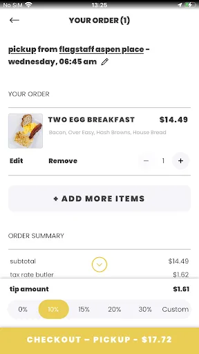 Over Easy Mobile App screenshot 4