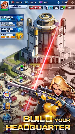 Superhero & Puzzles Match3 RPG screenshot 3