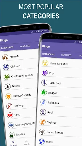Ringo Ringtones Notifications screenshot 2