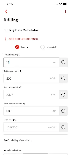 CERATIZIT screenshot 2