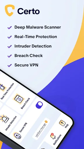 Certo: Anti Spyware & VPN screenshot 2