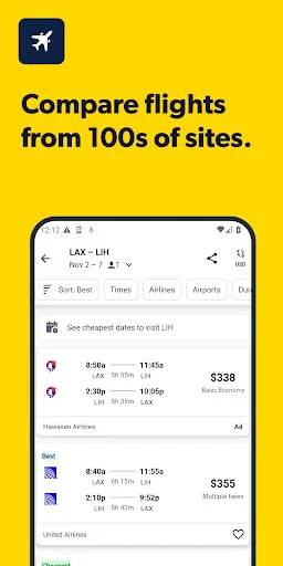 Cheapflights: Flights & Hotels screenshot 2