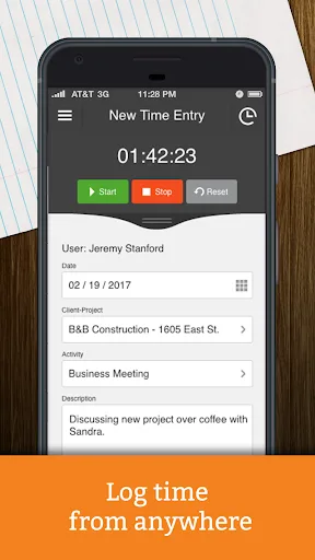Time Tracker screenshot 2