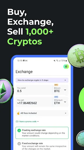 Crypto Exchange: Buy BTC・USDT screenshot 1