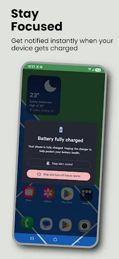 Chargify: Battery Full Alarm screenshot 2