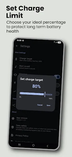 Chargify: Battery Full Alarm screenshot 3