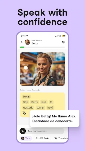 Univerbal: AI Language Tutor screenshot 3