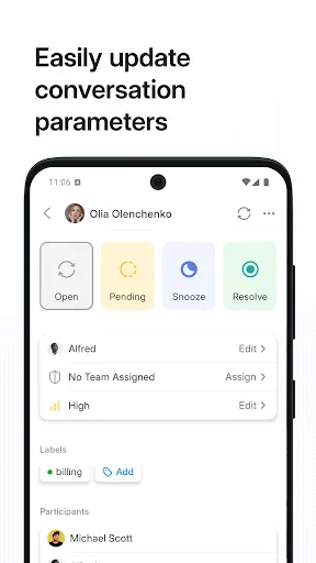 Chatwoot screenshot 3