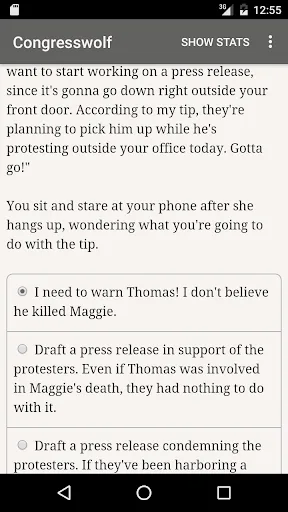 Congresswolf screenshot 3